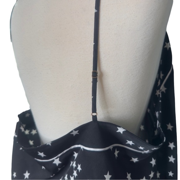 INC Star Printed Sleep Camisole Tank, Black & White Stars Size XXXL - Picture 4 of 5